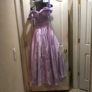 Lilac prom dress